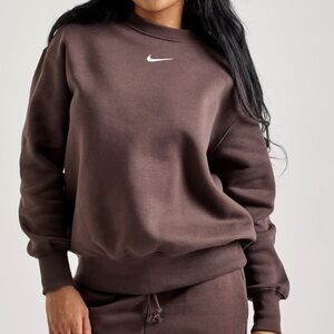 Nike Chocolate Brown Crewneck